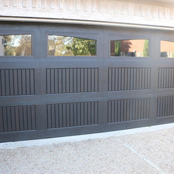 Wayne Dalton  9800 Fiberglass Door  Style is Sonoma with clear windows in the wa - Products