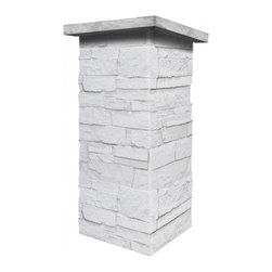 C141-BRIGHTON STONE COLUMN WRAP (CAPS SOLD SEPARATELY) - Wall Panels