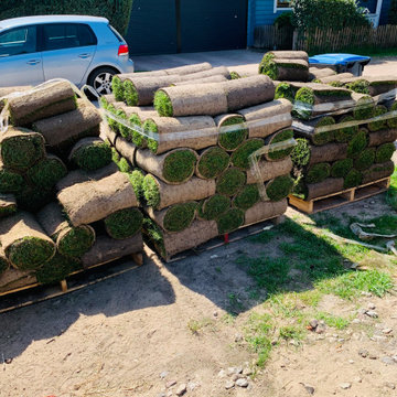 Pflasterarbeiten und Rollrasenverlegung in Brieselang