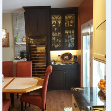 Schuler Sugar Creek Door in White Chocolate/Cherry Onyx Island by Jenn Campione