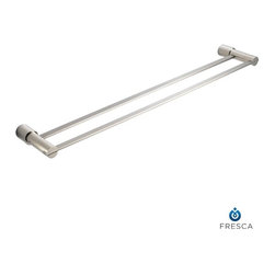 Fresca Magnifico 26" Double Towel Bar - Brushed Nickel FAC0140BN - Bath Products