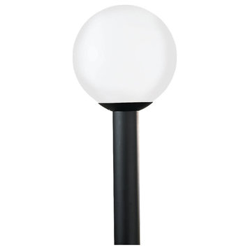Generation Lighting 8254 15" Tall Outdoor Single Head Post Light - White