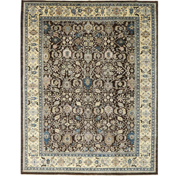 Oriental Rug Arijana Klassik 11'2"x8'7" Hand Knotted Carpet