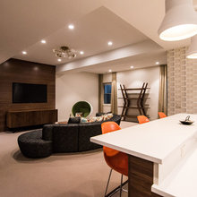 basement family room