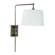House of Troy CR725 Crown Point 1 Light Plug In Wall Sconce - Antique Brass