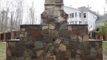 Stone Outdoor FIre Place in Woodbridge Va
