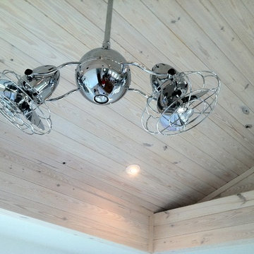 Beachfront Tongue and Groove Kitchen Ceiling