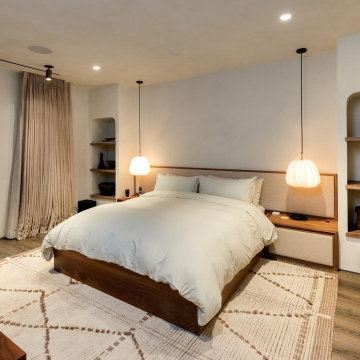 Minimal Coastal Primary Bedroom with Soft Neutral Palette