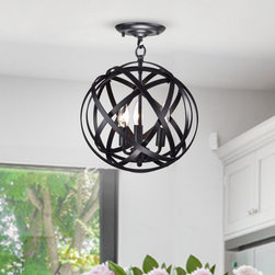 3-Light Chandelier, Flush Mount & Pendant - Flush-mount Ceiling Lighting