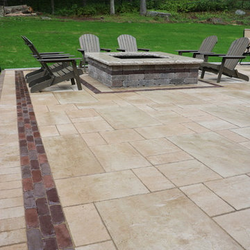 Final Touch for Home Renovation- Patio, Steps and Firepit: Unilock Beacon Hill