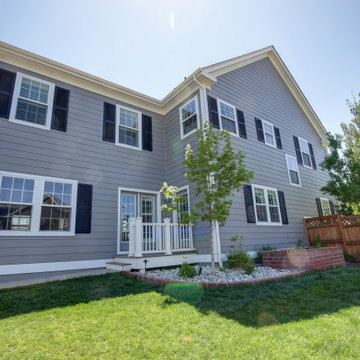 Partial Siding Replacement | Full House Painted