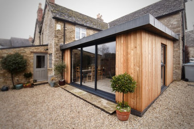 Design ideas for a modern house exterior in Oxfordshire.
