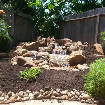 Disappearing, Pondless Waterfall Ideas for your Austin/ Central Texas Landscape