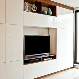 Walnut Frame Living Room Unit - Products
