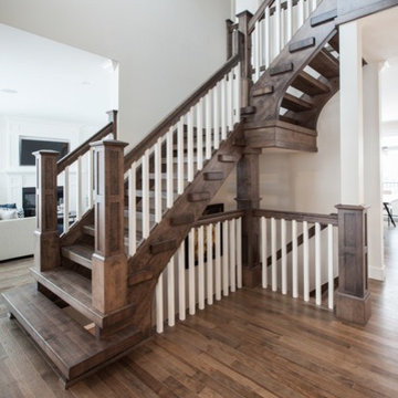 Organik Charisma Hardwood Flooring - Staircase