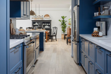 Example of a french country kitchen design in Other