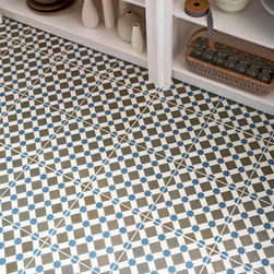 Henley Cool Patterned Ceramic Tile - Flooring