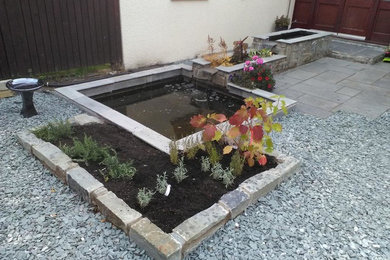 Garden pond and water features