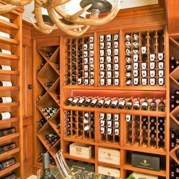 Transitional - Modern Wine Cellar in New Jersey.