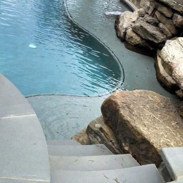Chantilly - Boulders In Pool, Waterfalls, Pavilion, & Fireplace
