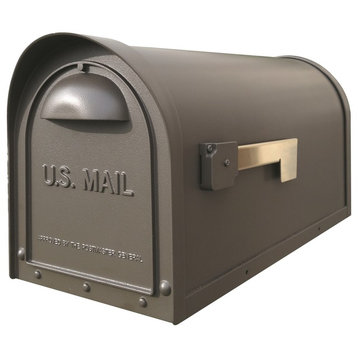 Classic Curbside Mailbox, Mocha