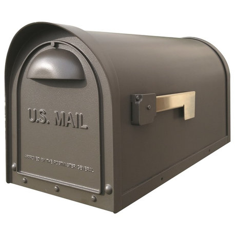 Classic Curbside Mailbox, Mocha