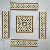 Marble Mosaic Border Listello Insert Tile Inca Antique 3.25x12 Tumbled, 1 piece