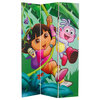 6 ft. Tall Double Sided Dora and Friends Canvas Room Divider