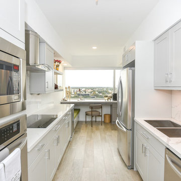 1980s Hi-Rise Condo Goes Mid Century Modern in Houston's Museum District