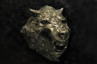 Wolf masc totem Silver