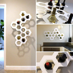 Hive Wall Wine Rack - Products