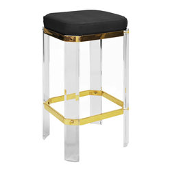 Worlds Away - Worlds Away Dorsey Stool - Bar Stools And Counter Stools