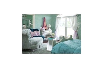 Bedroom - eclectic bedroom idea in Little Rock