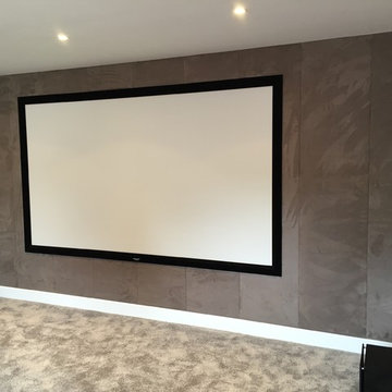 Cinema Room with Fabric walls