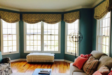 Transitional living room photo in Other