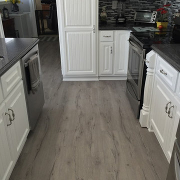 Beautiful Tile Backsplash & LVP Flooring