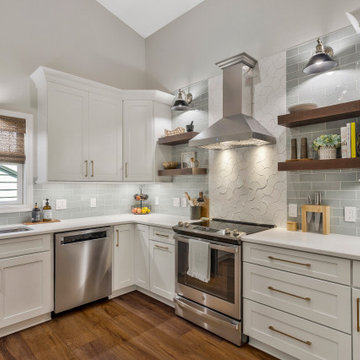 Coastal Transitional Kitchen Remodel Solomons, MD