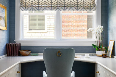 Transitional home office photo in DC Metro