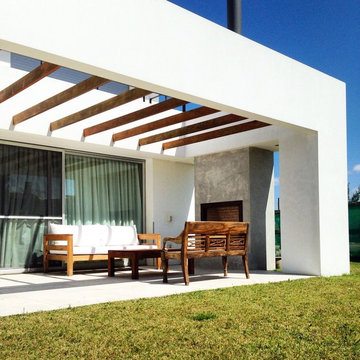 Pergola y Estufa