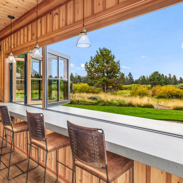 Vandevert Ranch Historic Homestead with NanaWall Aluminum Clad Folding Doors