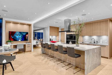 Example of a trendy kitchen design in Other