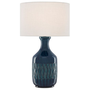 6000-0515 Samba Table Lamp, Ocean Blue