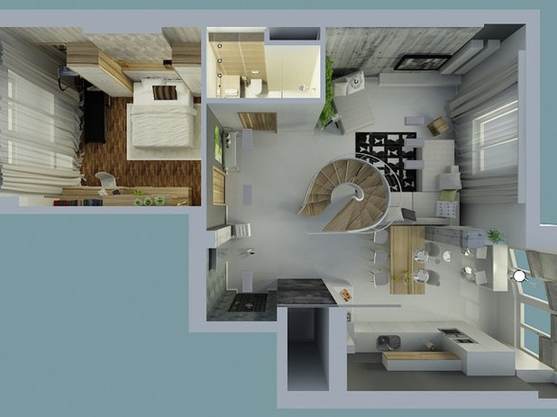 Современный План этажа by EgoDesign