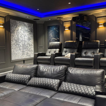 Custom Home Theater - Design, Construction and Installation by AVSI, Inc