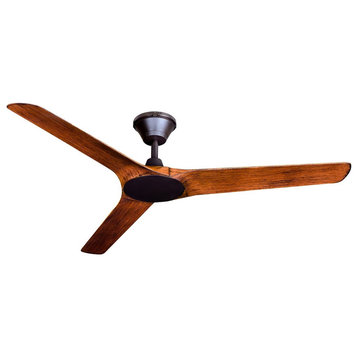 Lucci Air Abyss 56" Indoor/Outdoor Ceiling Fan, Oil Rubbed Bronze