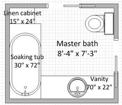 Help with Small Master Bathroom Layout!