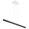 Eurofase Lighting 44298 Verdura 42"W LED Linear Chandelier - Grey