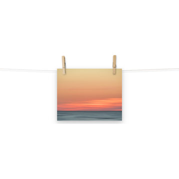 Unframed Art Prints: Abstract Color Blend Sunset Beach Wall Art Decor, 8" X 10"