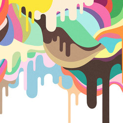 Dripping Ice Cream - Wallpaper