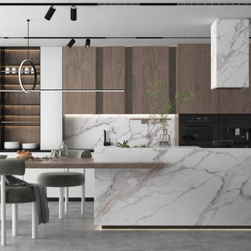 Lucciare Genesis Quartz- Calacatta Versailles